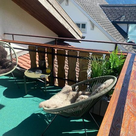 Dachwohnung In Der Mitte Von Laax-Dorf Esterno foto