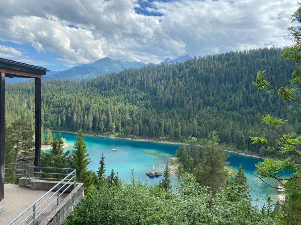 Dachwohnung In Der Mitte Von Laax-Dorf Esterno foto